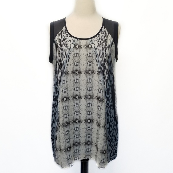 Cabi Sleeveless Snakeskin Animal Print Top Size S - Picture 1 of 6
